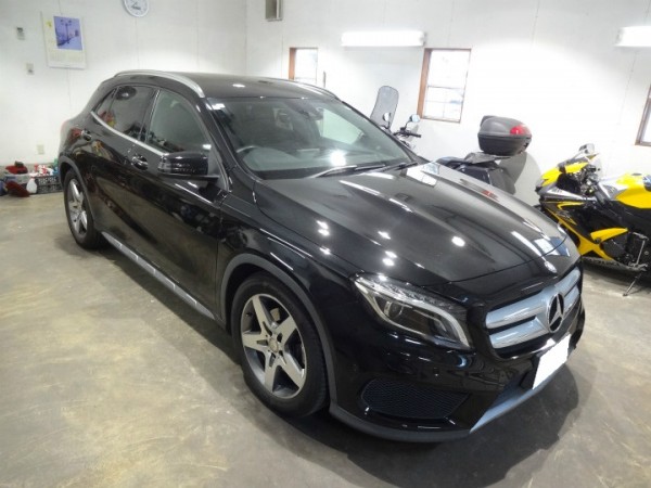 ベンツ　ＧＬＡ２５０　ＧＴ－Ｃ　ガラスコーティング。サムネイル